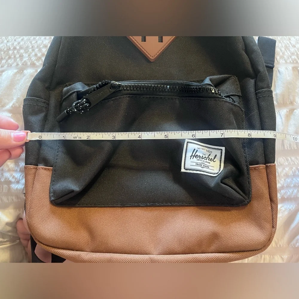Herschel Supply Company Black and Tan Backpack